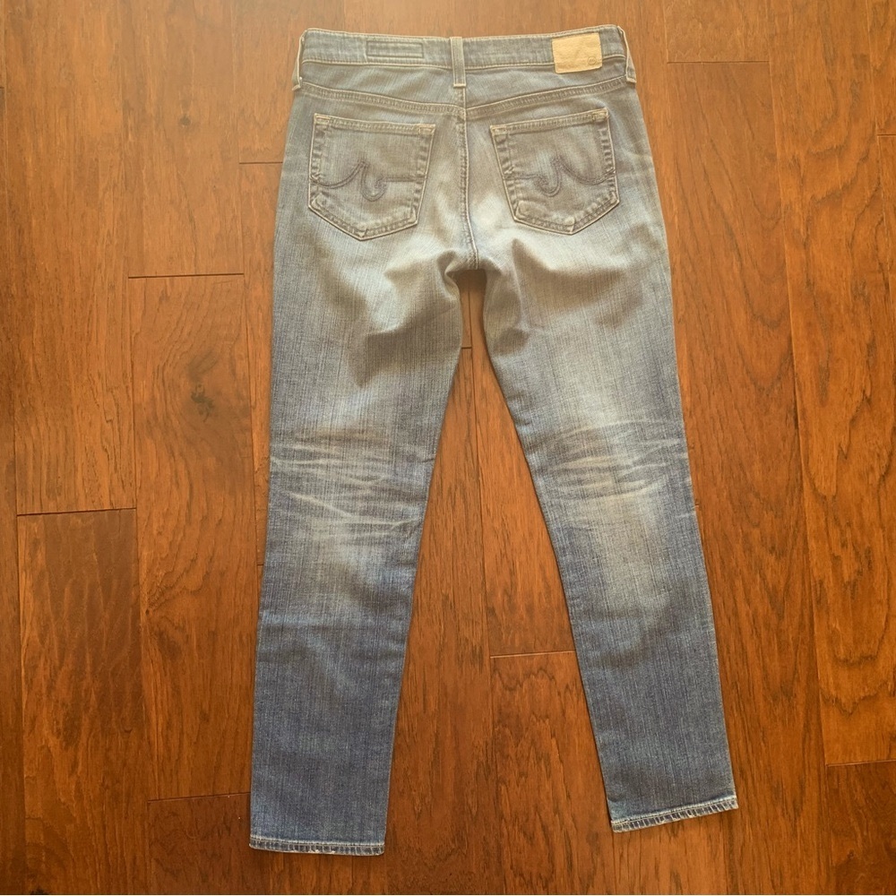 AG Adriano Goldschmied The Beau Cropped Jeans | Size 24 | Mid Blue - Picture 5 of 12